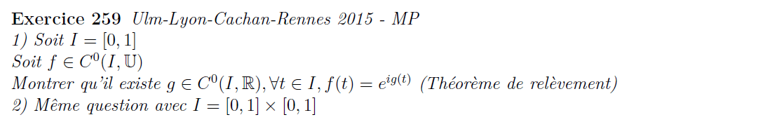 Théorème de relèvement