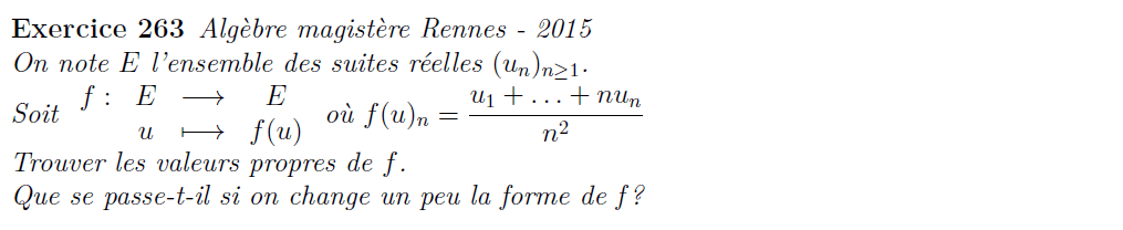 Césaro généralisation