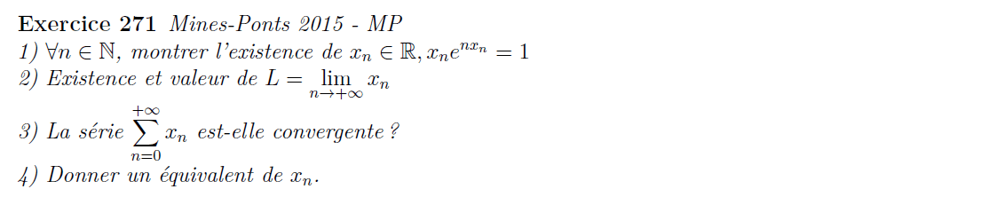 Suite définie par équation