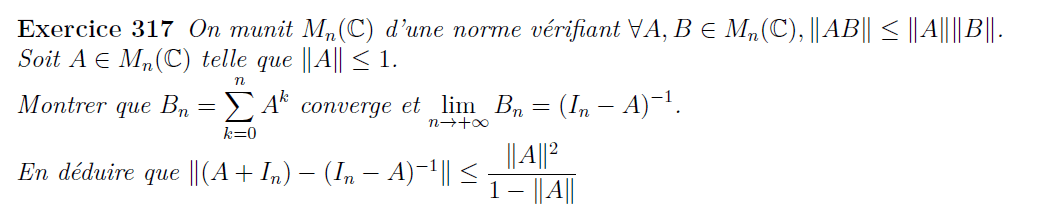Inégalité de normes