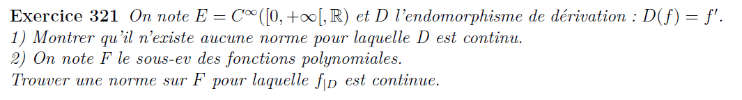 Endomorphisme de dérivation