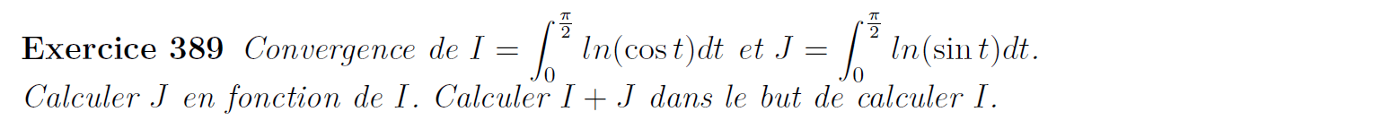 Intégrale à calculer