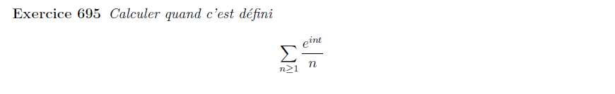 Généralisation lemme d'Abel