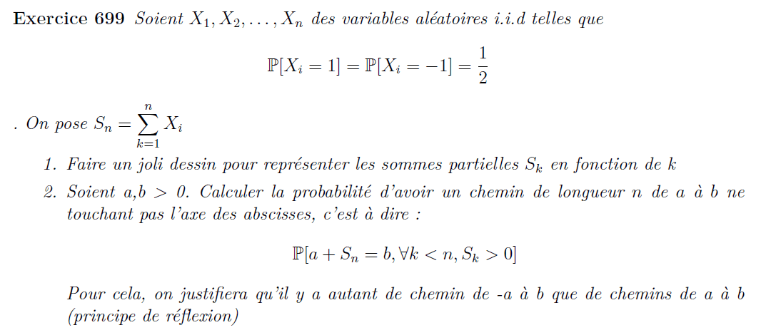 Marche aléatoire prépa