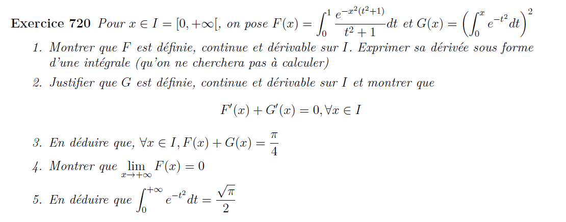 constante de la gaussienne