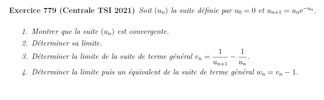 Suite récurrente TSI
