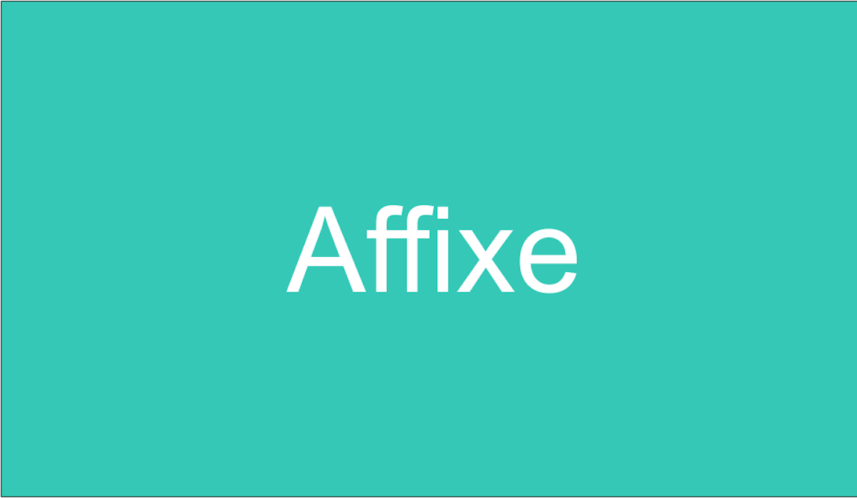 Affixe
