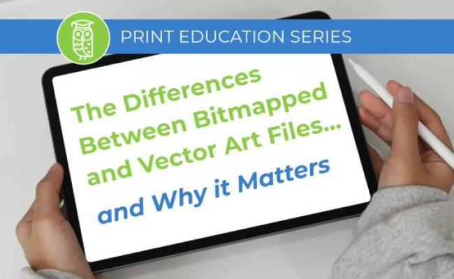 The Differences Between Bitmapped And Vector Art Files And Why It ...