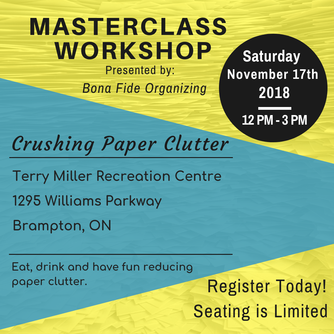 Bonafide Organizing MasterClass