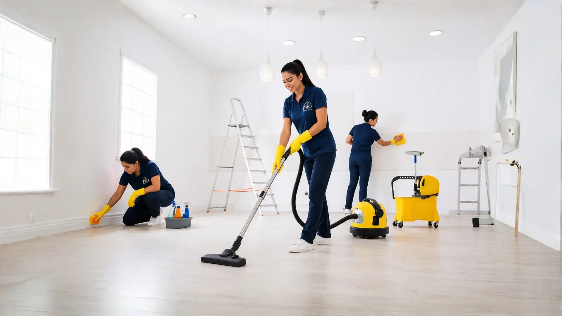 Professional post-construction cleaning after home renovation