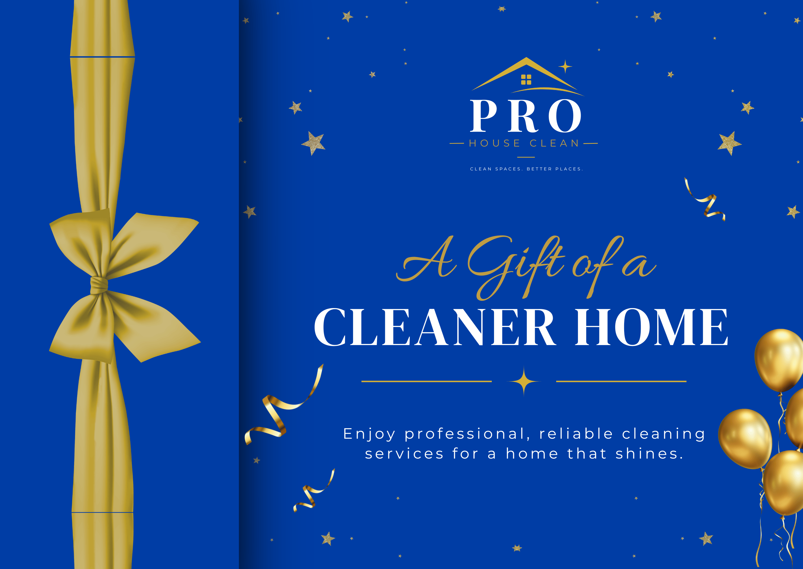 Pro House Clean Gift Cards | Give the Gift of a Professional Cleaning
