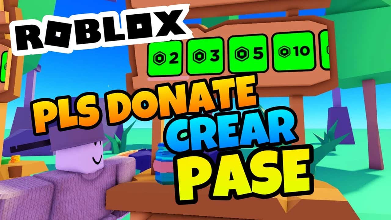 Pls Donate On Roblox A Gamepass Goldmine Como Crear Pases Para PLS Donate 