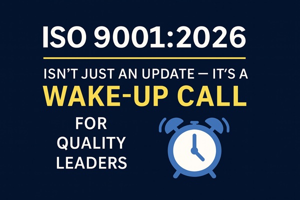 ISO 9001:2026 Isn’t Just an Update — It’s a Wake-Up Call for Quality Leaders