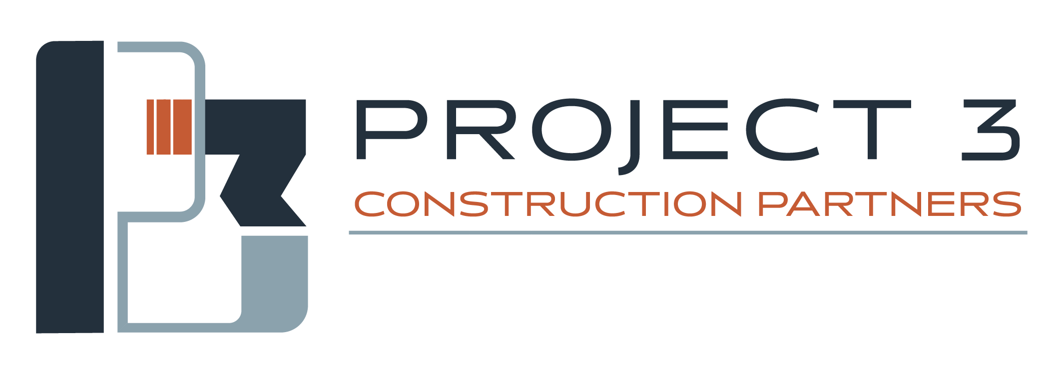 Project 3 Construction Partners Logo