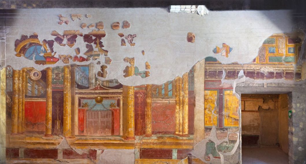 East Wall, Room 14, Triclinium, Villa A Oplontis (The Oplontis Project, The University of Texas at Austin, Texas)