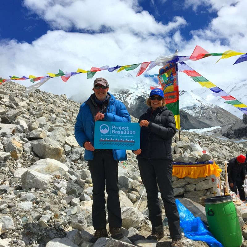 Project Base8000 at Makalu