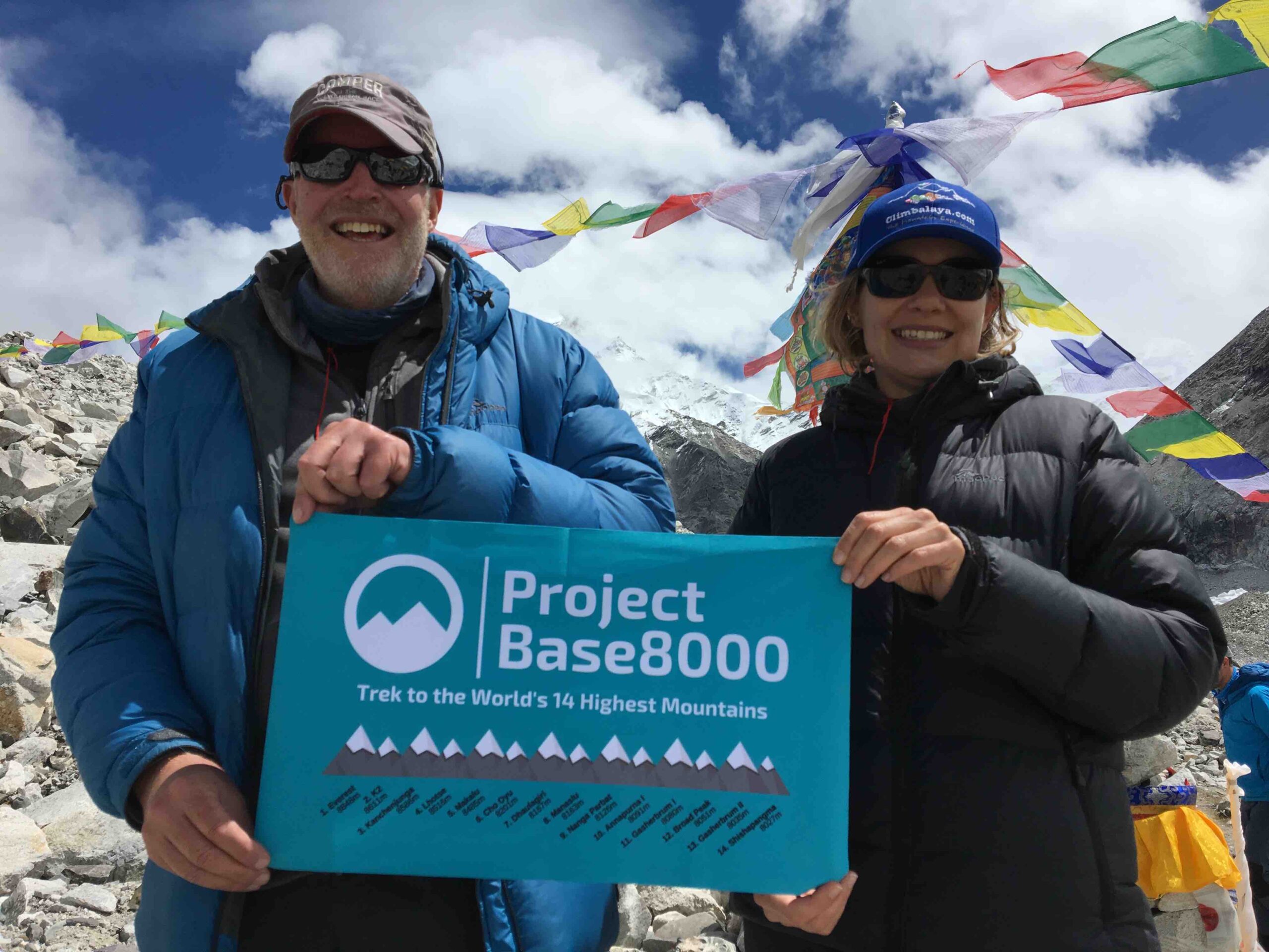 Project Base8000 at Cho Oyu Advance Base Camp