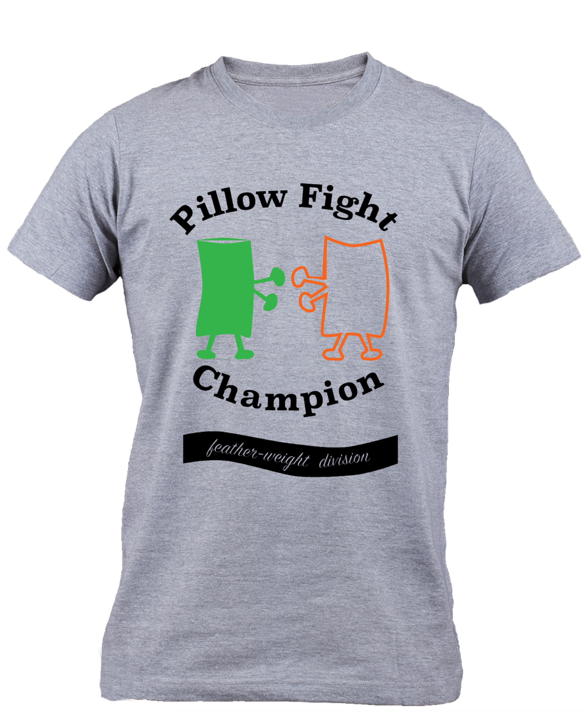 Pillow Fight Champion Digital Design 
