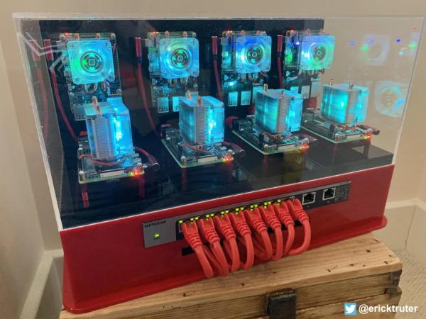 Another Pi Cluster R Raspberrydiy - 8K Space Textures for Desktop