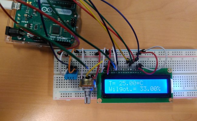 Temperature And Humidity Sensor | Arduino Project Hub