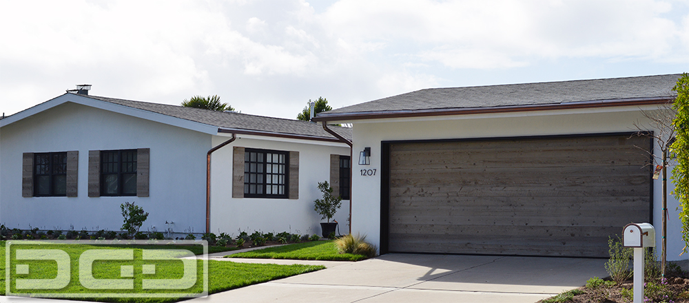 Modern Farmhouse Style Vintage Wood Garage Doors Made In Orange County Dynamic Garage Door Projects