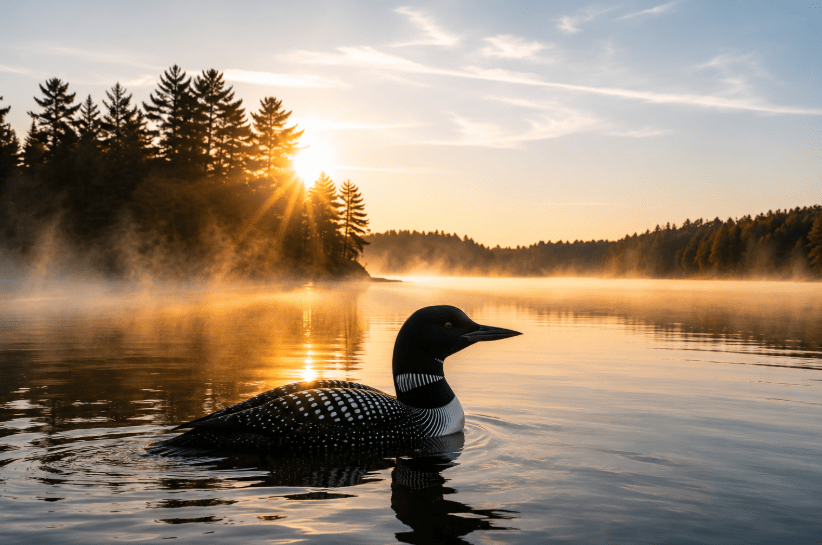 Pike Lake Ontario Loons
