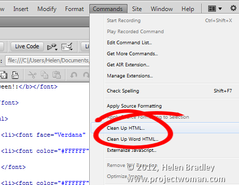 Dreamweaver provides all the necessary tools but its cost is too high for many users. Strip Tags From Code In Dreamweaver Cs5 Cs6 Projectwoman Com