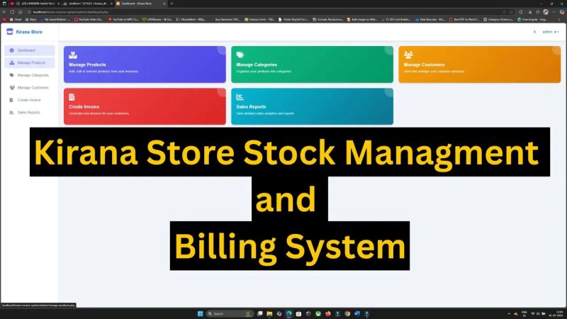Kiran Store Management System Php Mysql Projectworlds - Creative 8K Space Photos | Free Download