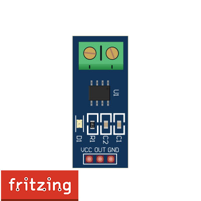 ACS712 Current Sensor.fzpz ( Fritzing Part )