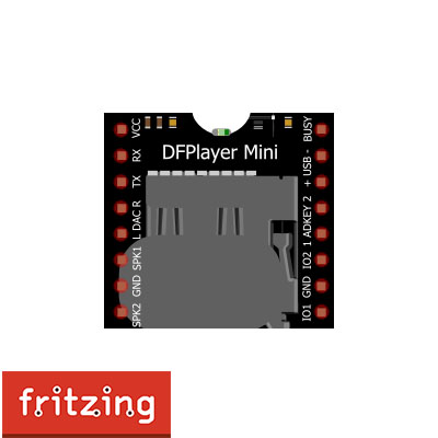 DFPlayer MINI.fzpz ( Fritzing Part )