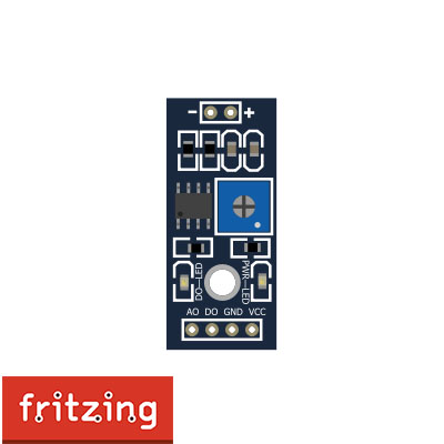 FC-28 Soil Hygrometer Module.fzpz ( Fritzing Part )