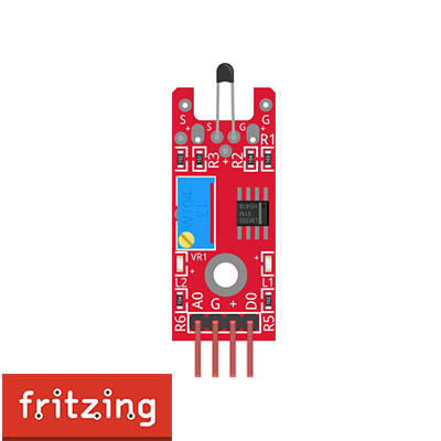 KY-028 Digital Temperature Sensor Module.fzpz ( Fritzing Part )