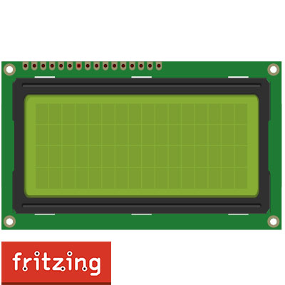 LCD screen.fzpz ( Fritzing Part )