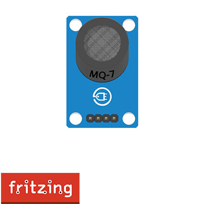 MQ-7 breakout.fzpz ( Fritzing Part )