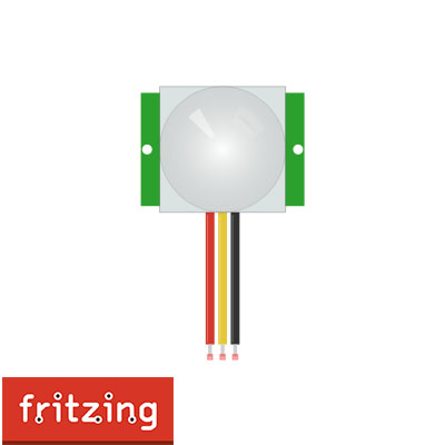 PIR sensor.fzpz ( Fritzing Part )