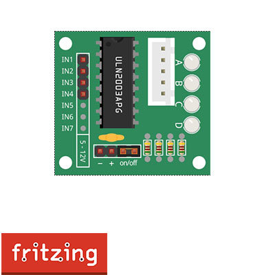 ULN2003 Driver Module.fzpz ( Fritzing Part )