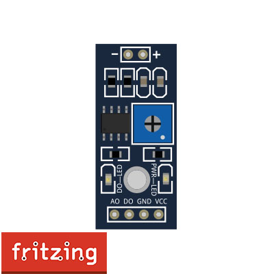 YL-83 Rain Sensor - Control Board.fzpz ( Fritzing Part )
