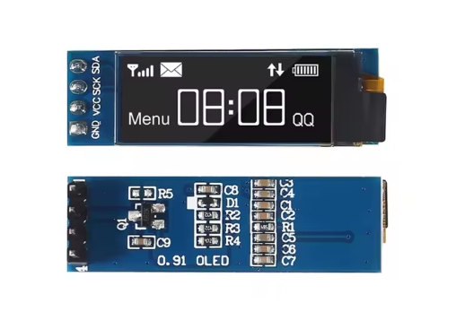 0.91 inch OLED I2C Display 128 x 32 Pixels