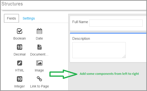 Add Structure - Pro Liferay