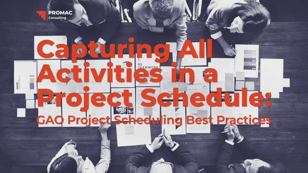 Capturing all activities in a project schedule