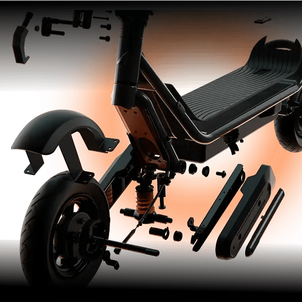 Apollo Apollo explore 2.0 20 Apollo explore 2.0 20 Reach speeds up to 40 km/h with 60 km of range and 1600W peak power. The Apollo Explore 2.0 features triple spring suspension and a 60 lb frame for a smooth, controlled urban ride.