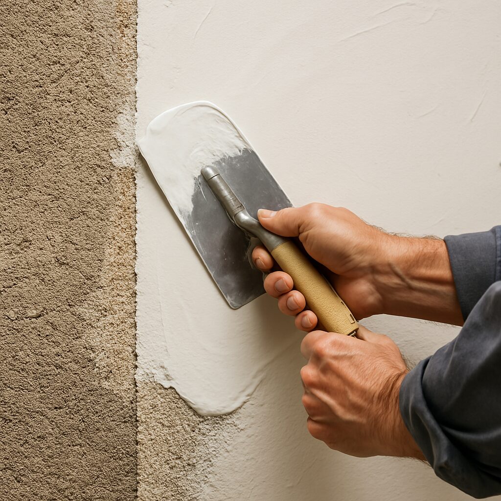 Fresco Painting for Beginners: Your Complete Guide to Ancient Wall Art 5 Step-by-step wall preparation showing wet lime plaster application for true fresco painting