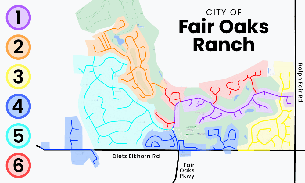 Fair Oaks Ranch Fiber Overbuild Section Aerial View 2 