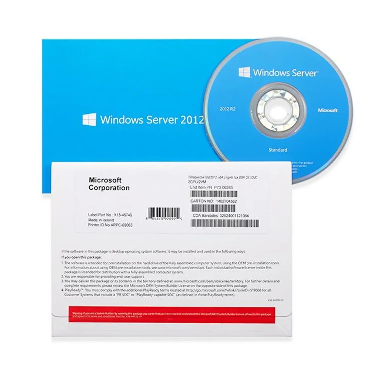 server 2012 r2 64-bit standard open box