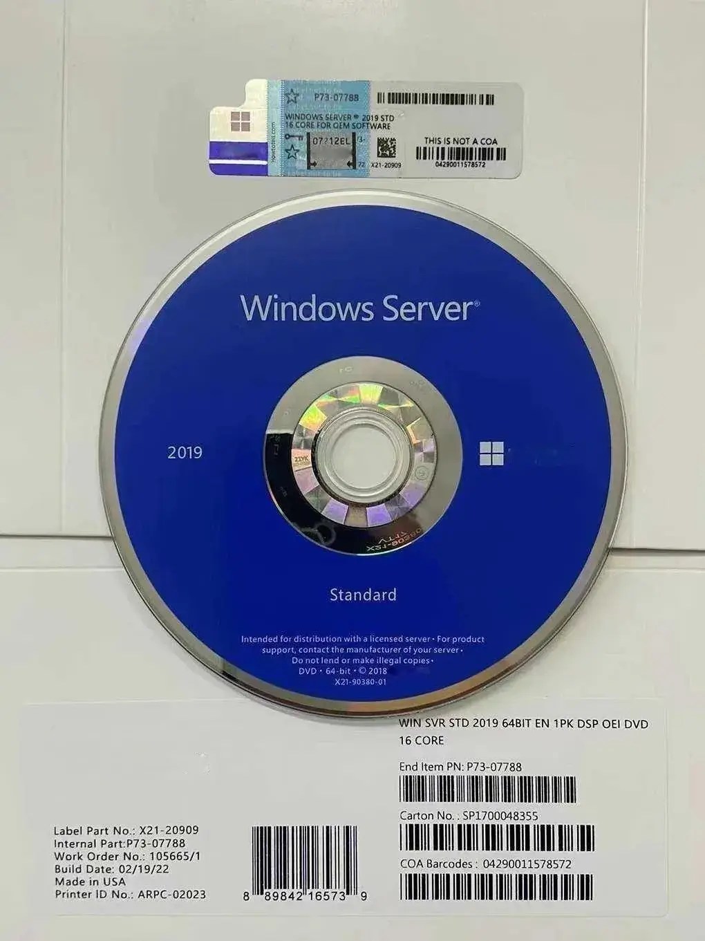 win server 2019 std