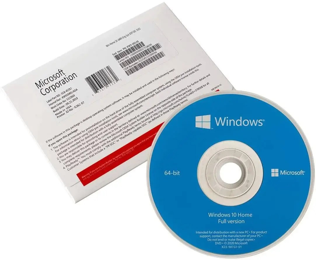 windows 10 home 64 bit-english