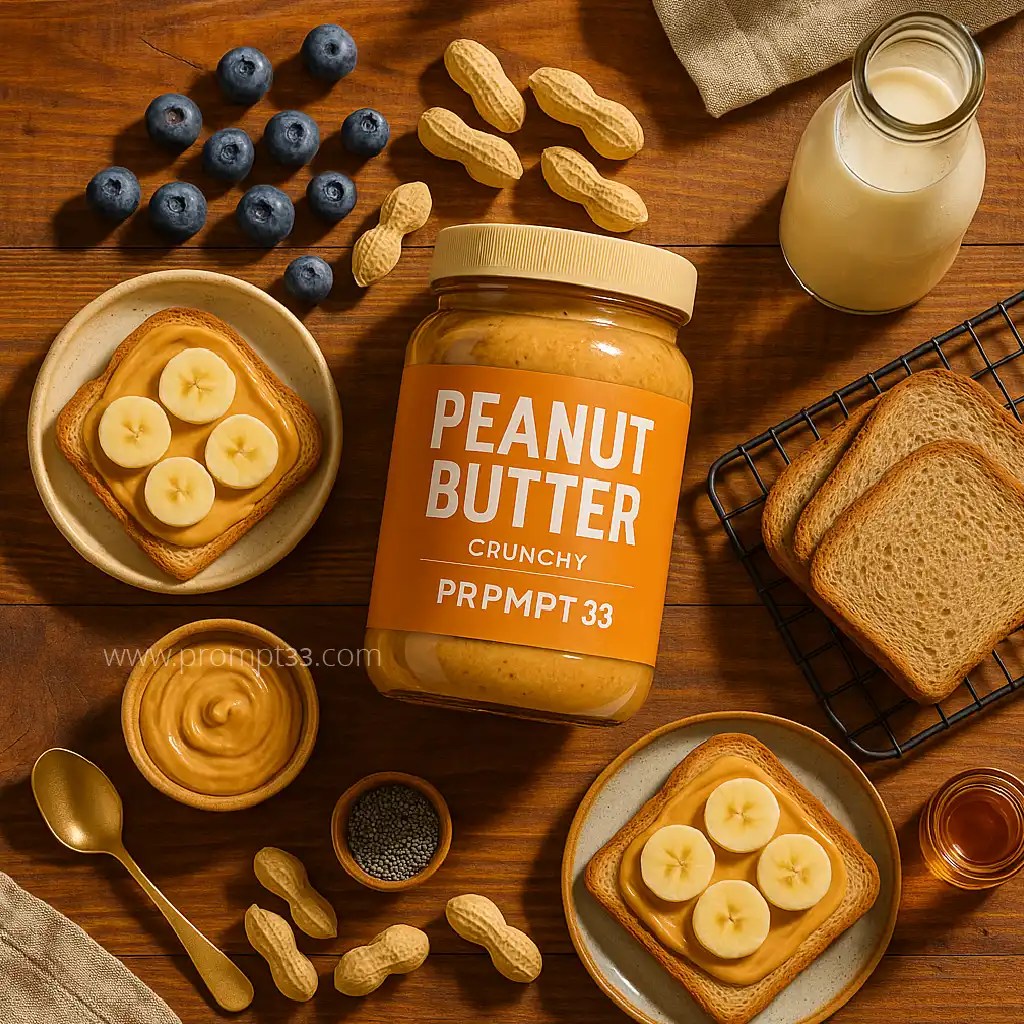 Free Chat GPT Prompt for peanut Bread breakfast PR64