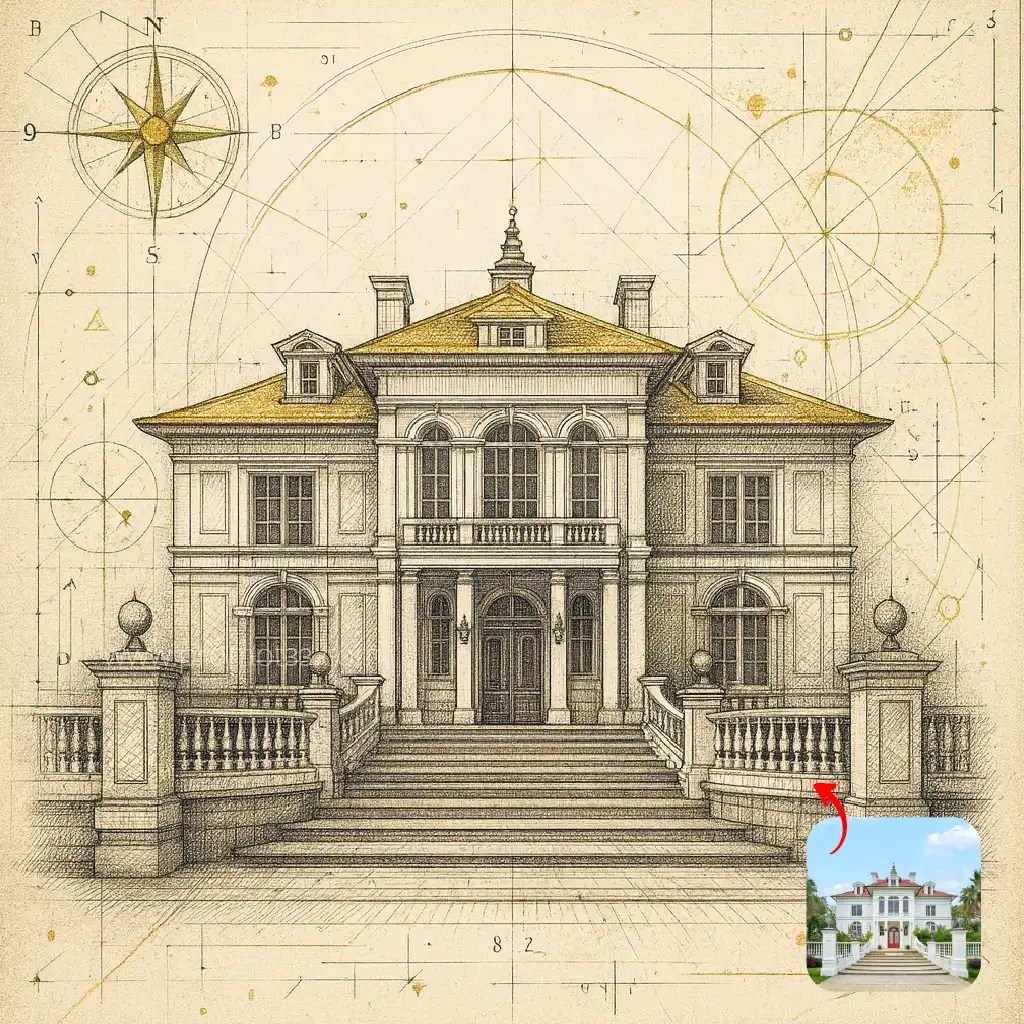 Chat GPT Prompt for technical blueprint Drawing Effect PR103