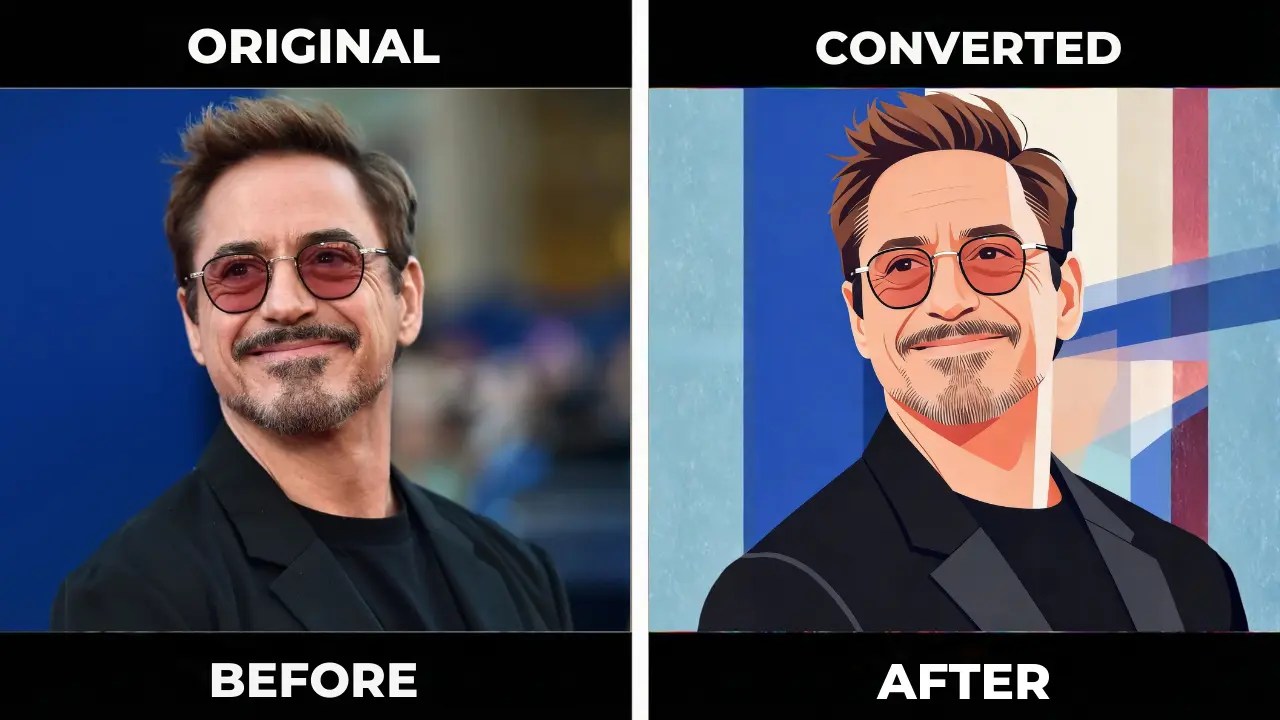 photo to illustration ai