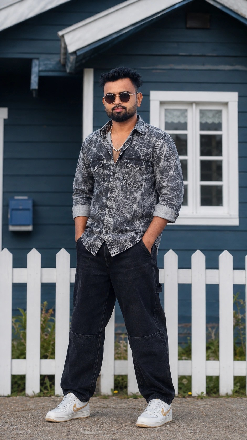 AI-generated prompt result for Indian Man Cabin Portrait Photo Prompt